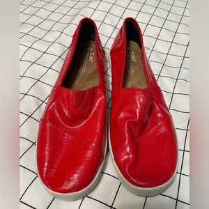 Red Vinyl Tom’s size 10